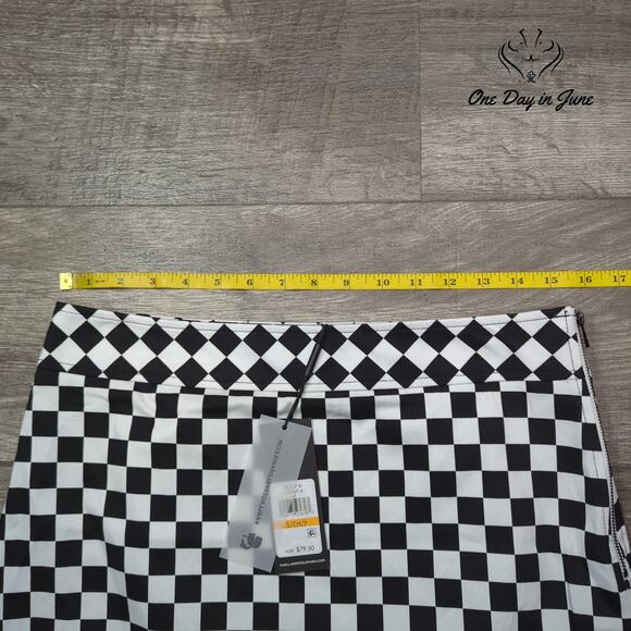 Karl Lagerfeld Checkered Mini Skirt Size S - Picture 3 of 5